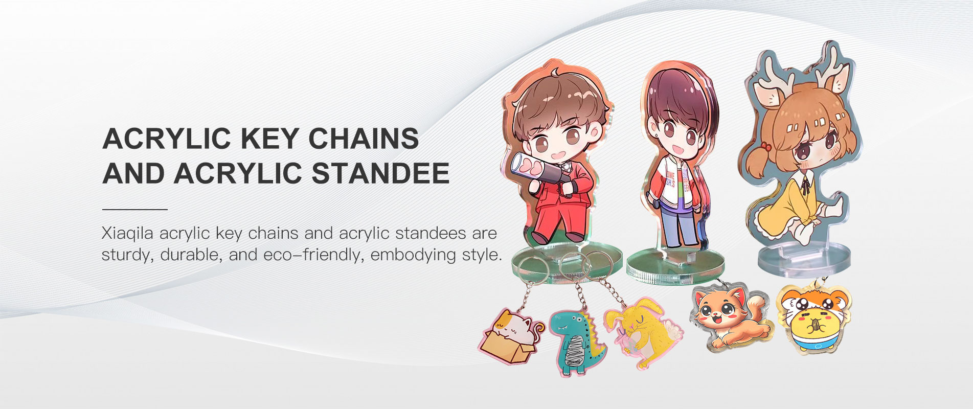 Aceylic 열쇠 고리 및 Aceylic Standee 공장