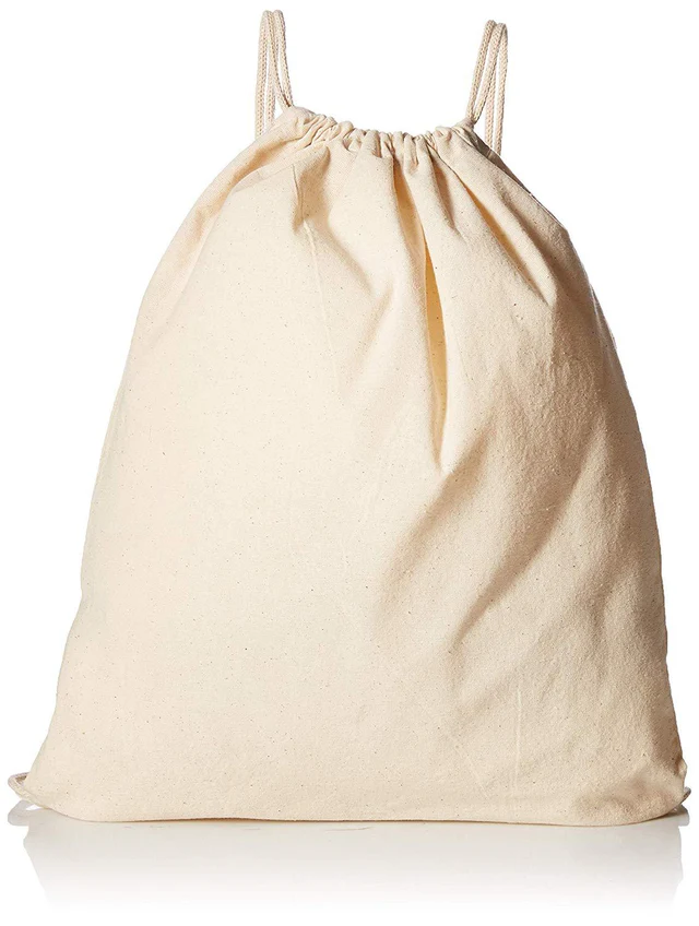 Organic Cotton Canvas Drawstring Bag